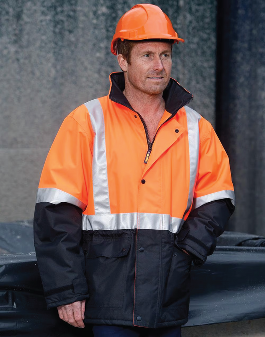 Hi Vis Two Tone Rain Proof Jacket