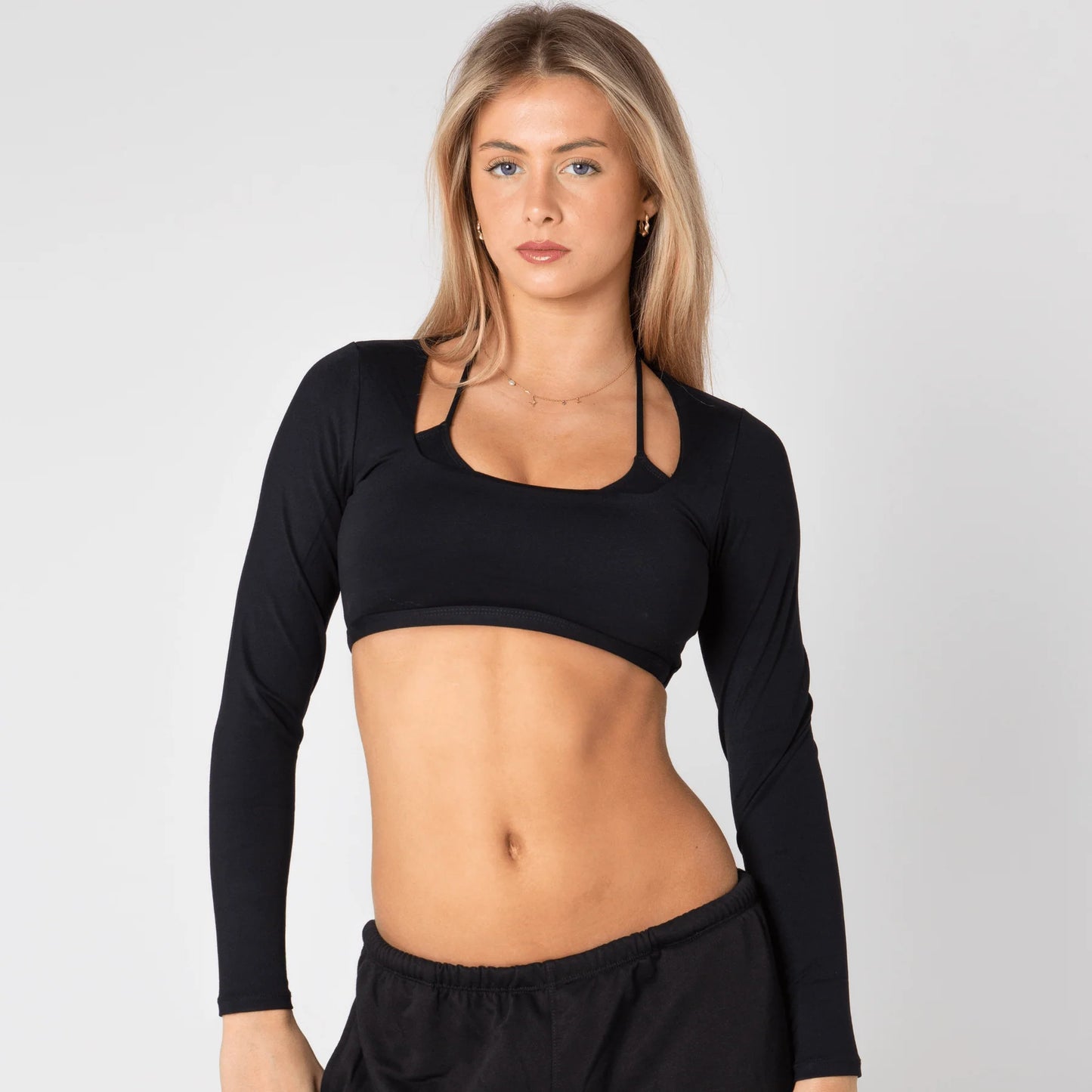 COSIG Aria Long Sleeve Crop