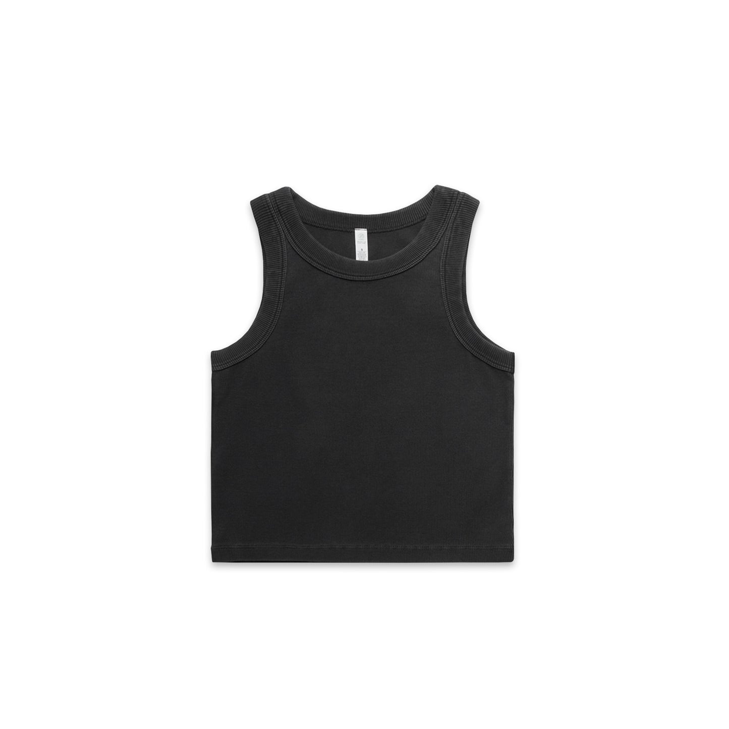 AS Colour Wo's Faded Organic Rib Crop Tank 4035