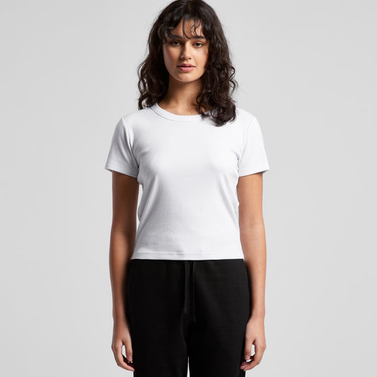 AS Colour Wo's Organic Rib Baby Tee 4074
