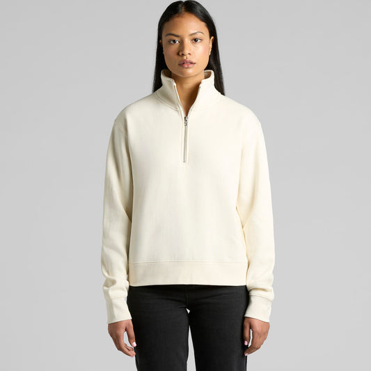 AS Colour Stencil Half Zip Crew 4125 Wo's