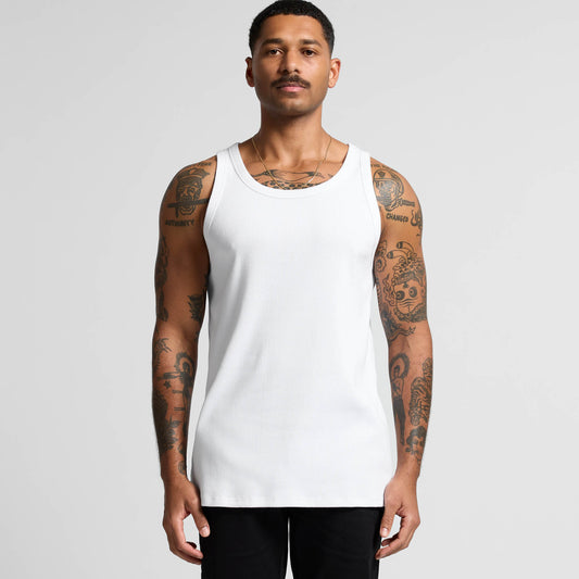 AS Colour Men's Organic Rib Singlet 5063G