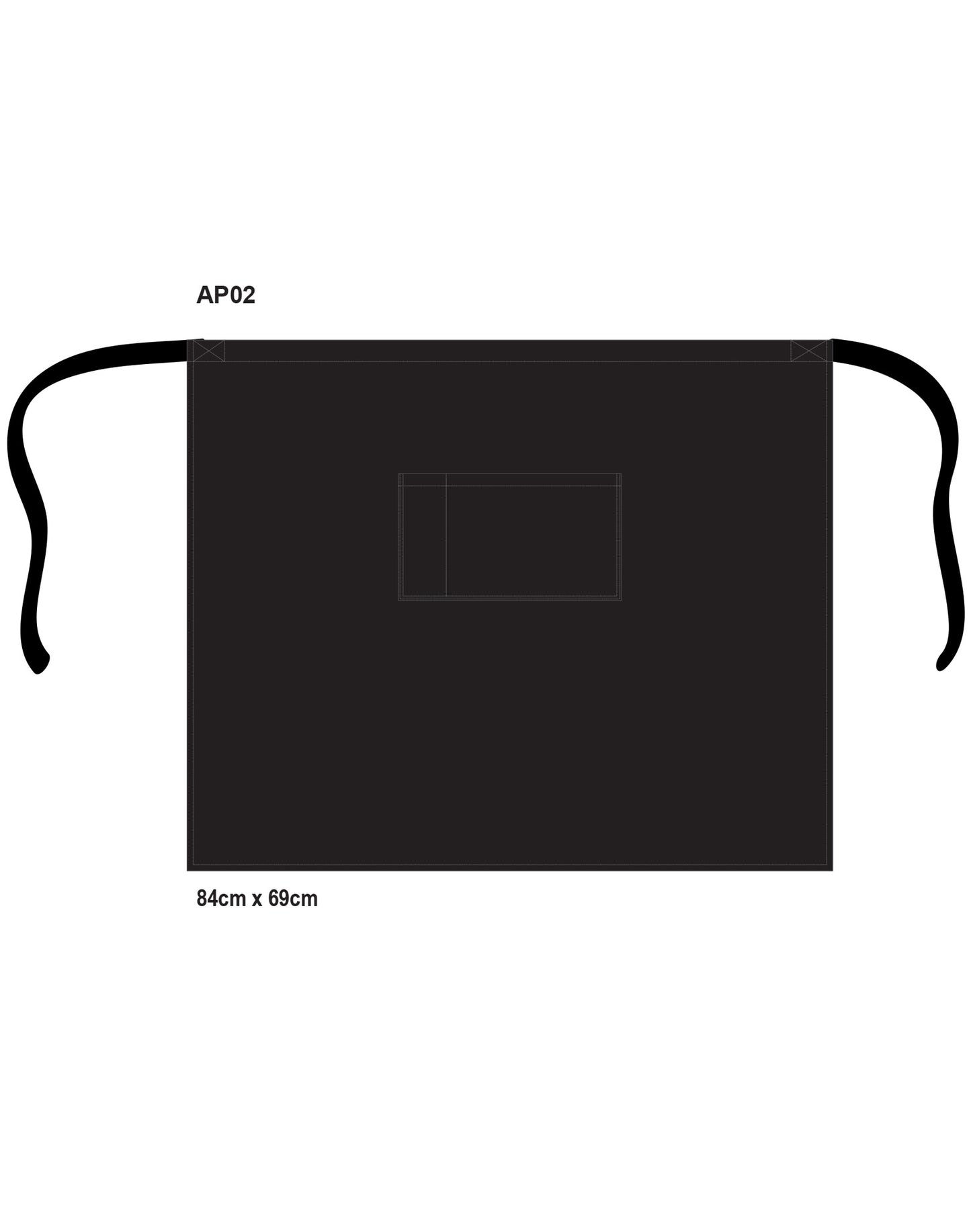 Long Waist Apron AP02