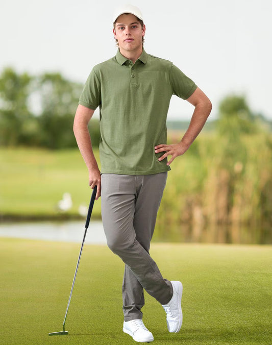 Men's Ultrafine Cotton Pique Short Sleeve Polo PS72