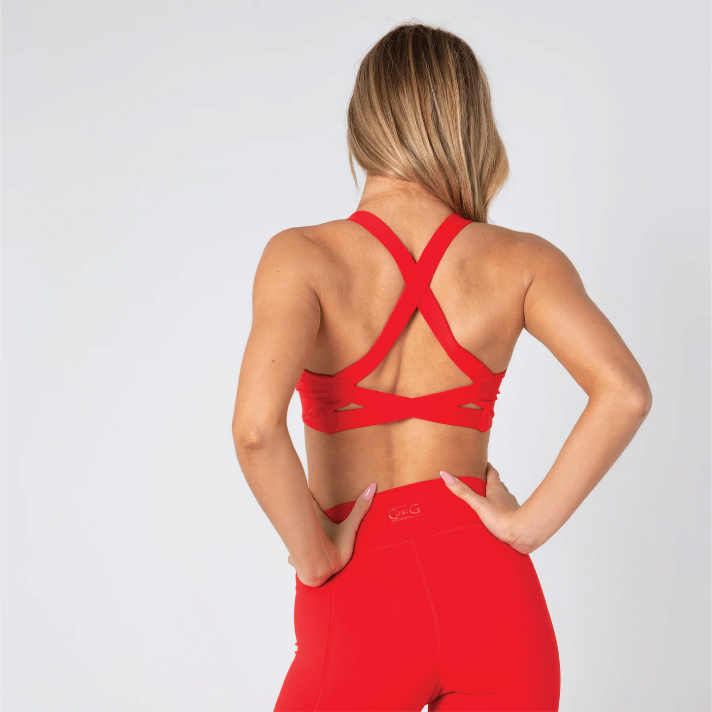 Branded Evermore Crop in Red