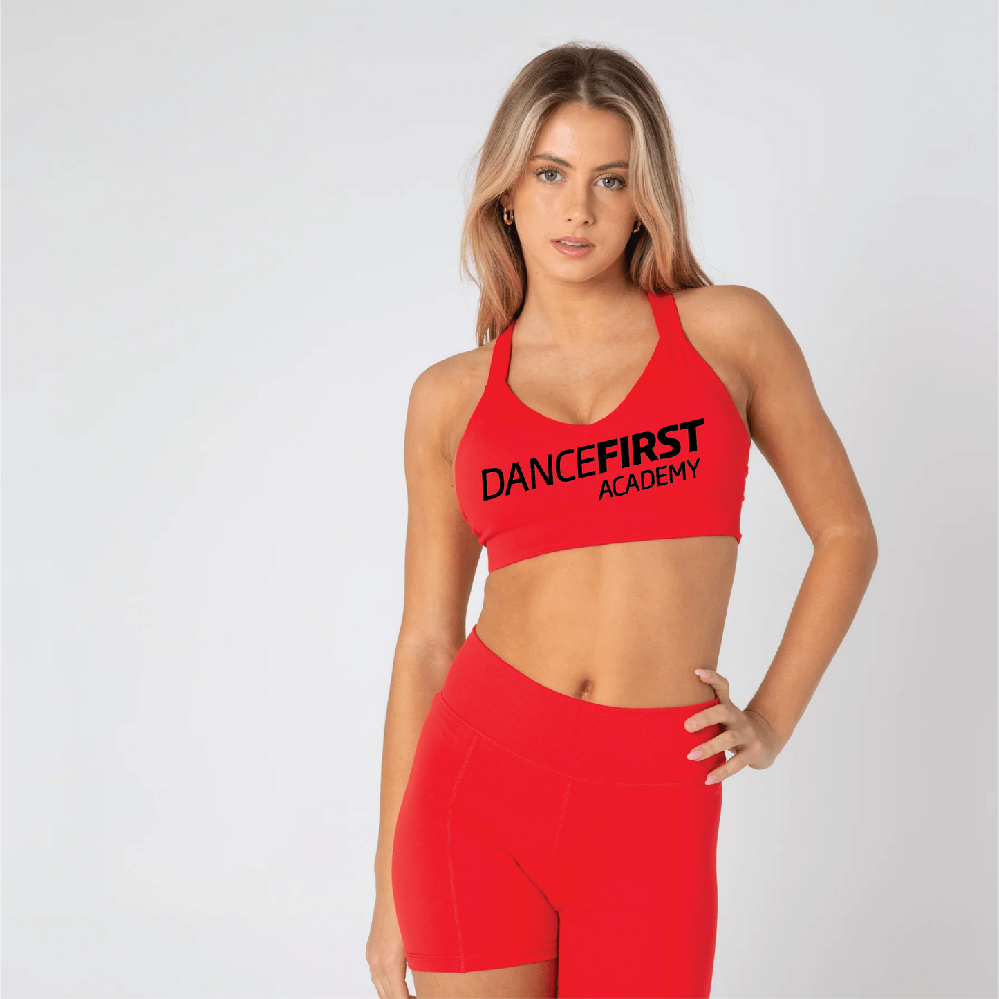 Branded Evermore Crop in Red