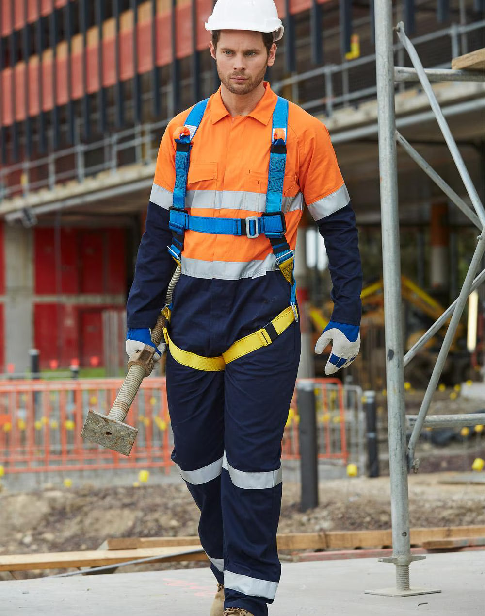 Hi Vis SW207 MEN'S TWO TONE COVERALL RF
