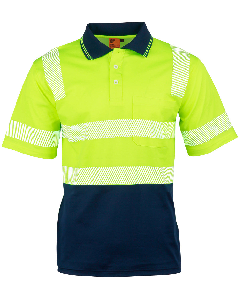 Hi Vis Safety Polo Segmented RF
