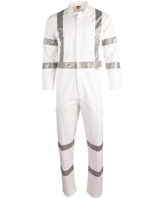 Hi Vis WA09HV Mens biomotion nightwear coverall with x back tape configuration