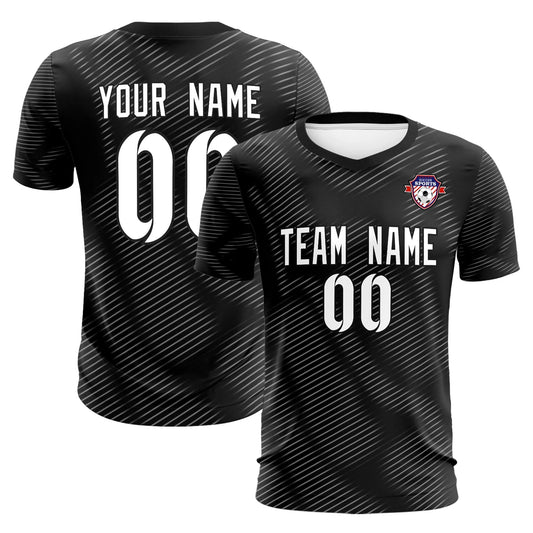 Soccer Jersey Black and White