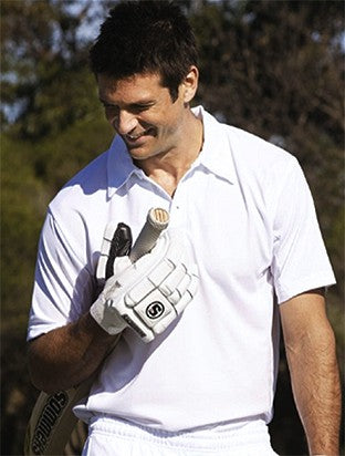 Adult Cricket Short Sleeve Polo