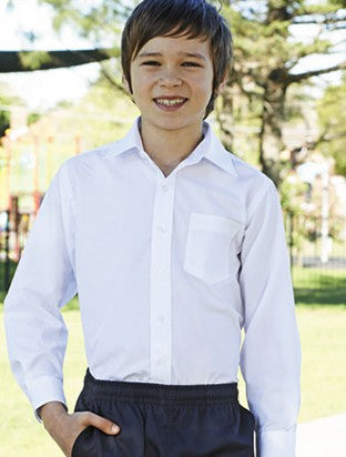 Boy's Long Sleeve School Shirt