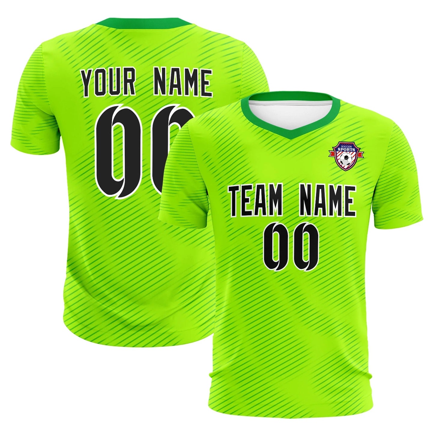 Soccer Jersey Lime