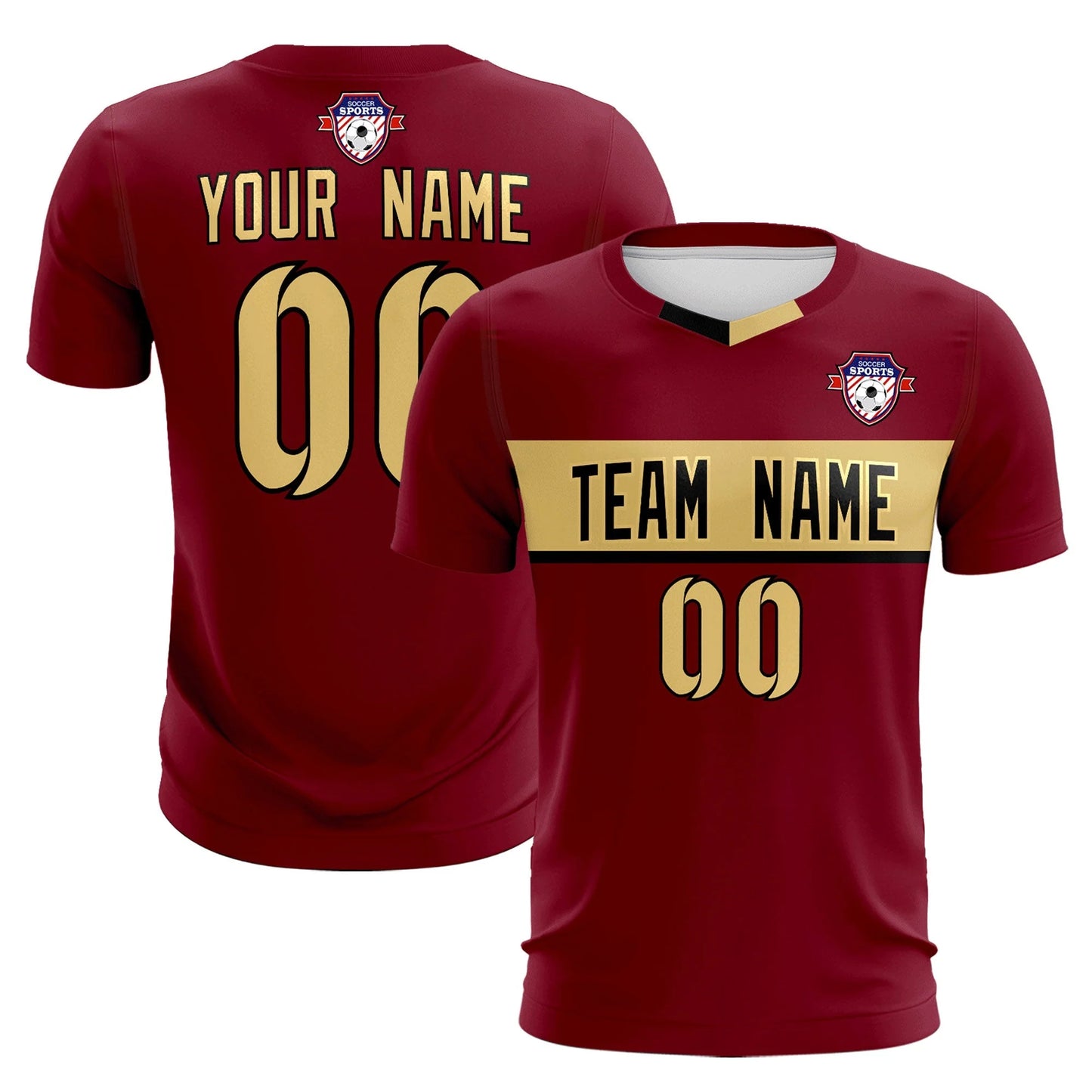 Soccer Jersey Maroon
