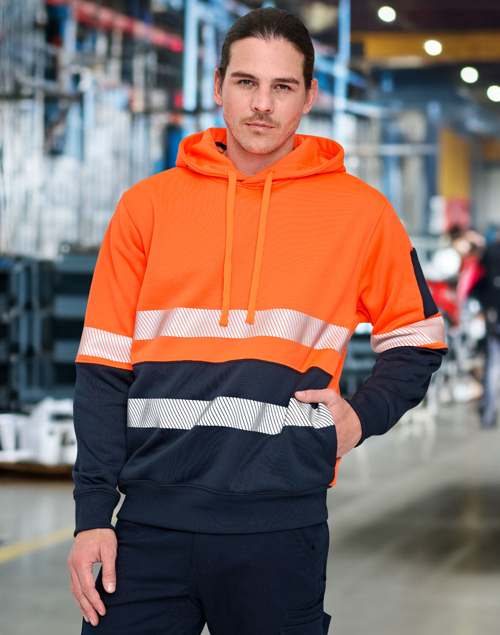 Hi-Vis Reflective Two Tone Safety Hoodie
