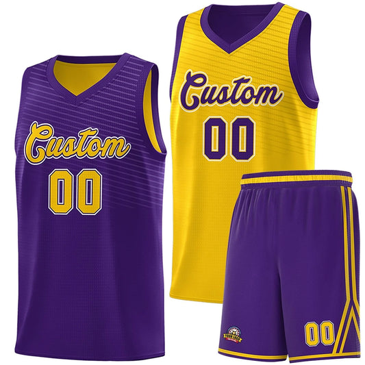 Basketball Set Purple and Yellow
